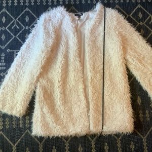 Faux Fur White Jacket